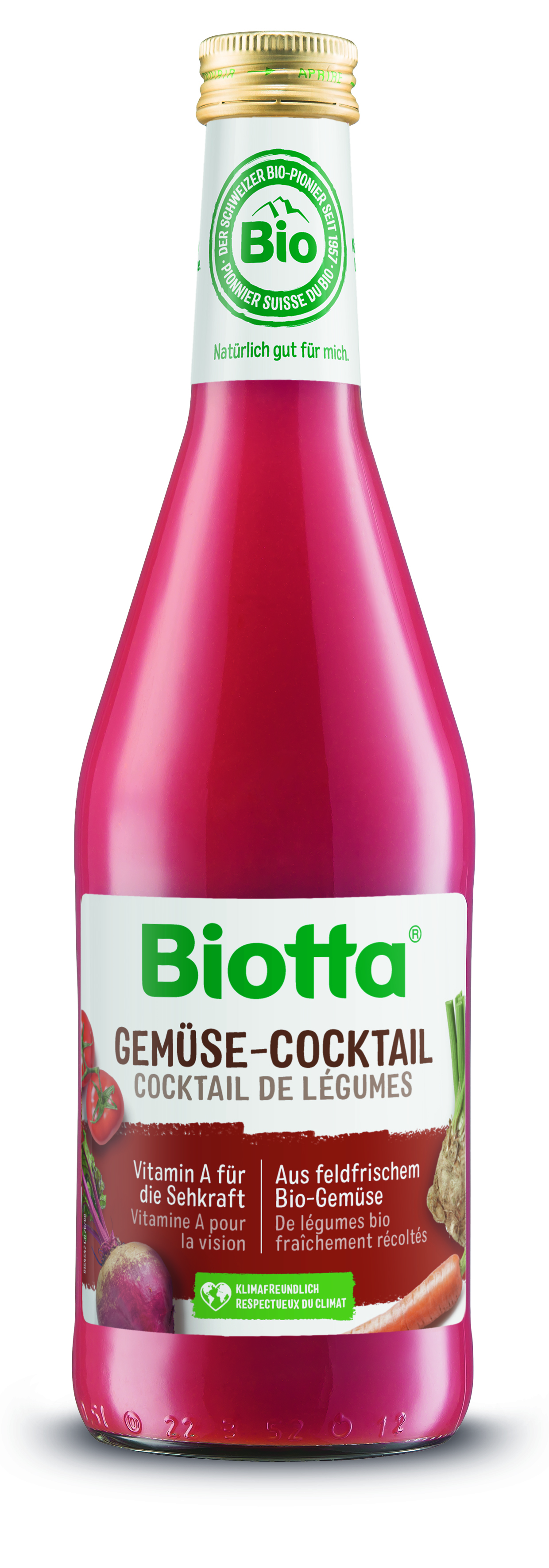 Biotta zeleninový kokteil 1 kartón - cena za 1 ks 3,68€ s DPH