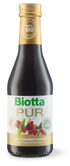 Biotta PUR brusnicová šťava 100% 